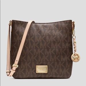 Michael Kors Jetsetter Medium Logo Crossbody Bag